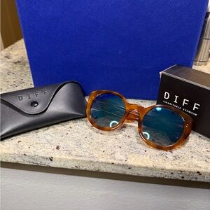 Diff Eyewear Luna Brown Tortoise Sunglasses